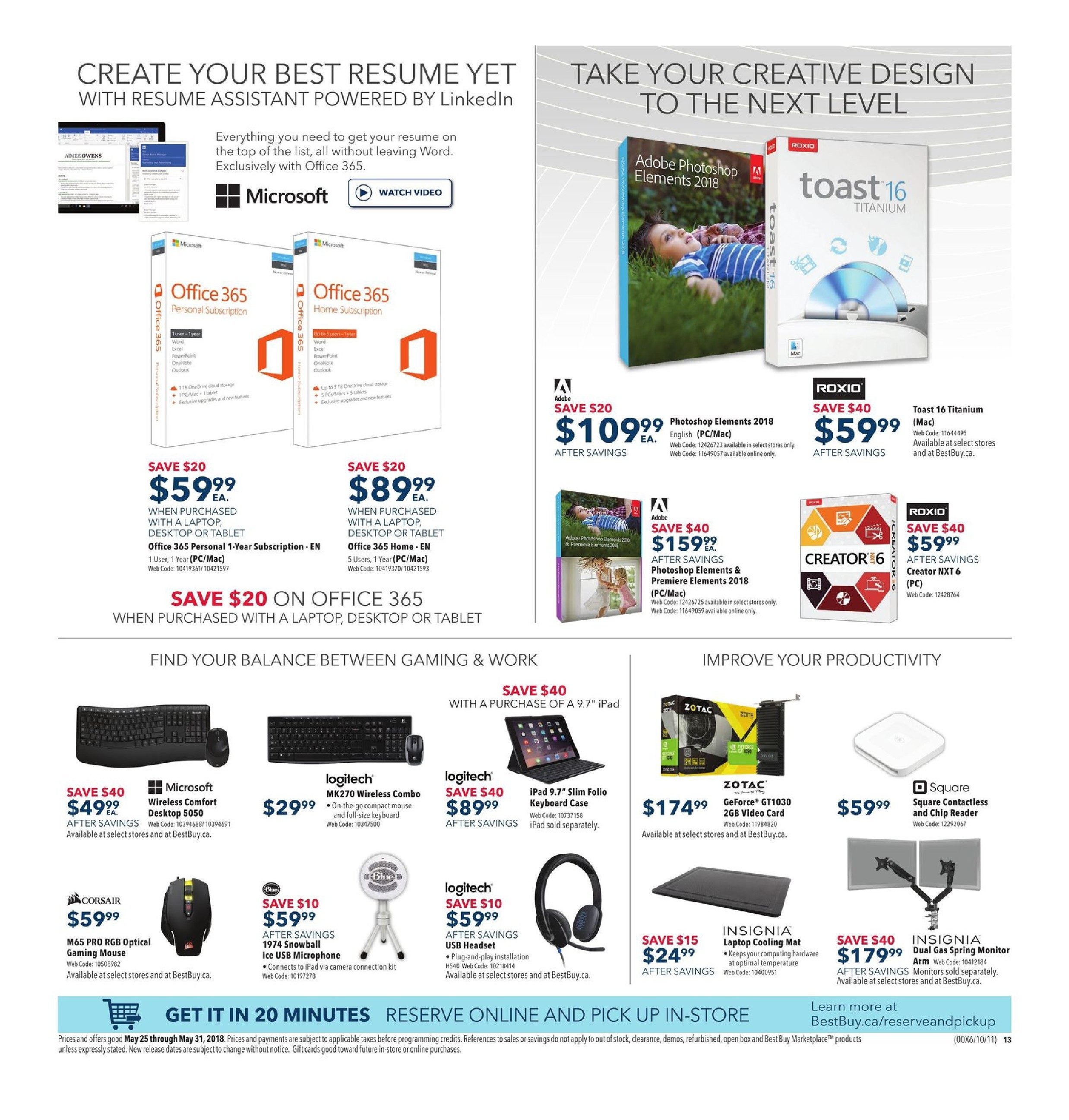 Best Buy Weekly Flyer Weekly Dive Into Amazing Deals May 25 Best Buy Weekly Flyer Weekly Dive Into Amazing Deals May 25 – 31 RedFlagDeals
