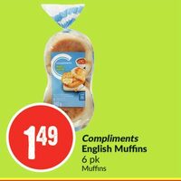 Compliments English Muffins