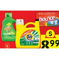 Tide Simply or Gain Laundry Detergent Bounce Sheets