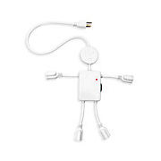 Kikkerland Electro Man Multi-Outlet Plug In White - $8.99  ($11.00  Off)