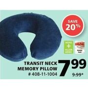 Transit Neck Memory Pillow - $7.99 (20% off)
