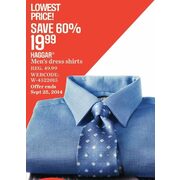 Haggar Men's Dress Shirts - $19.99 (60% off)