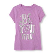 Short Sleeve 'be You Tiful' Ombre Graphic Tee - $11.99 ($0.96 Off)