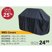 BBQ Covers - From $24.99 (Up to 25% off)
