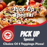 14 inch - 4 Topping Pizza - Pick-Up Special - $13.49