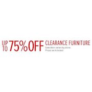 Clearance Furniture - Up to 75% off