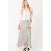 Ruffle Maxi Skirt With Side Zip - $19.95 ($15.05 Off)