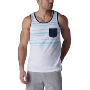 Ripzone - Reverse Stripe Tank Top With Pocket - $7.88