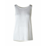 White Split Back Sleeveless Sweater - $19.99 ($29.91 Off)