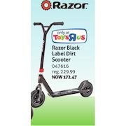 Razor Black Label Dirt Scooter - $172.47 (25%  off)