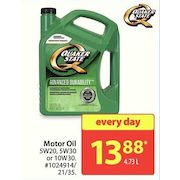 Quaker State Motor Oil - $13.88/4.73 L