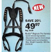 Muddy The Magnum Pro Safety Harness - $49.97 (20% off)