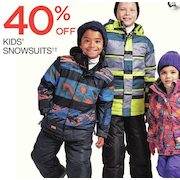 Kids' Snowsuits - 40% off