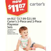 All $17.99-21.99 Carter's 2-Piece and 3-Piece Playwear Sets - $11.87