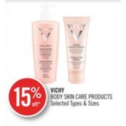 15% Off Vichy Body Skin Care Products