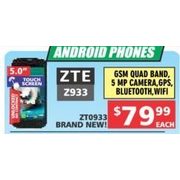 Android Phones XTE ZP33 - $79.99