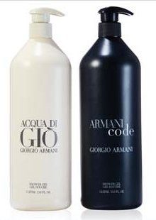 armani code body wash