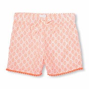 Girls Floral Dot Print Pom Pom Shorts - $5.98 ($13.97 Off)