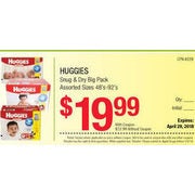 Huggies Snug Dry Big Pack  - $19.99