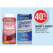 40% Off Nature's Bounty Vitamins