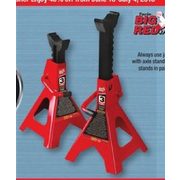 Big Red Jacks 3-Ton Axle Stands - $27.99 (30% off)
