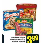Nestle Real Dairy or Confectionary or Premium Novelties - $3.99 ($1.50 off)
