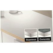 Home Depot Belanger 73 Stainless Concrete Reversible Countertop