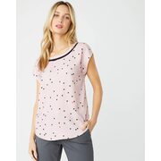 Loose-fit Mixed Media T-shirt With Mesh - $24.95 ($24.95 Off)
