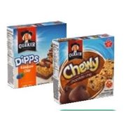 Quaker Granola Bars Chewy or Dipps - 2/$4.00