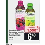 Bolthouse Farms Beverages or Smoothies  - $6.49