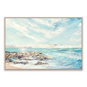 Into The Horizon Morning 37-inch X 25-inch Framed Canvas Wall Art - $143.99 ($96.00 Off)