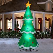 8.4' Rotating Airblown Christmas Tree  - $122.85 (35% off)