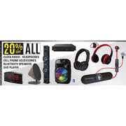 All Clock Radio - Headphones, Cell Phone Accessories, Bluetooth Speakers, DVD Player - 20% off