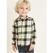 Plaid Flannel Long-sleeve Shirt For Toddler Boys - $9.90 ($10.09 Off)