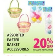 Easter Basket Accessories - 20% off