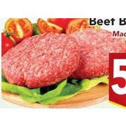 Buy-Low's Gourmet Beef Burgers - $5.98//lb