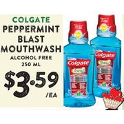 Colgate Peppermint Blast Mouthwash - $3.59