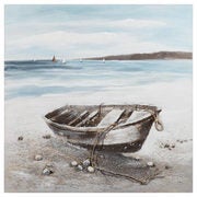 Deserted Boat Oil Painted Canvas - $55.99 ($44.00 Off)
