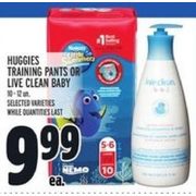 Huggies Training Pants Or Live Clean Baby - $9.99