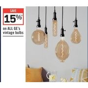 All GE's Vintage Bulbs - 15% off