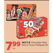 Nestle Chocolate Minis or Scary Multipack  - $7.99