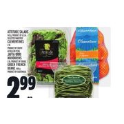 Attitude Salads, Clementines, Jaffa Orri Mandarins, Green French Beans - $2.99