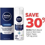 Nivea Men's Beard Care or Skin Care - 30% off