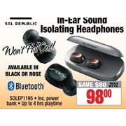 Sol Republic AMPS Air 2.0 In-Ear Sound Isolating Headphones - $98.00 ($80.00 off)
