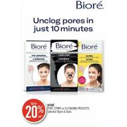 Biore Pore Strips Or Cleansing Products - Up to 20% off