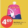 Beatrice Skim 1% or 2% Milk - $4.69