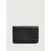 Chevron Quilted Flap Clutch With Studs - In Every Story - $8.00 ($11.99 Off)