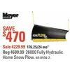Meyer 26000 Fully Hydraulic Home Snow Plow - $4229.99 ($470.00 off)