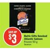 Baltic Gifts Smoked Atlantic Salmon - $3.00 ($0.49 off)