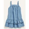 Sleeveless Chambray All-Day Swing Dress For Toddler Girls - $14.00 ($18.99 Off)